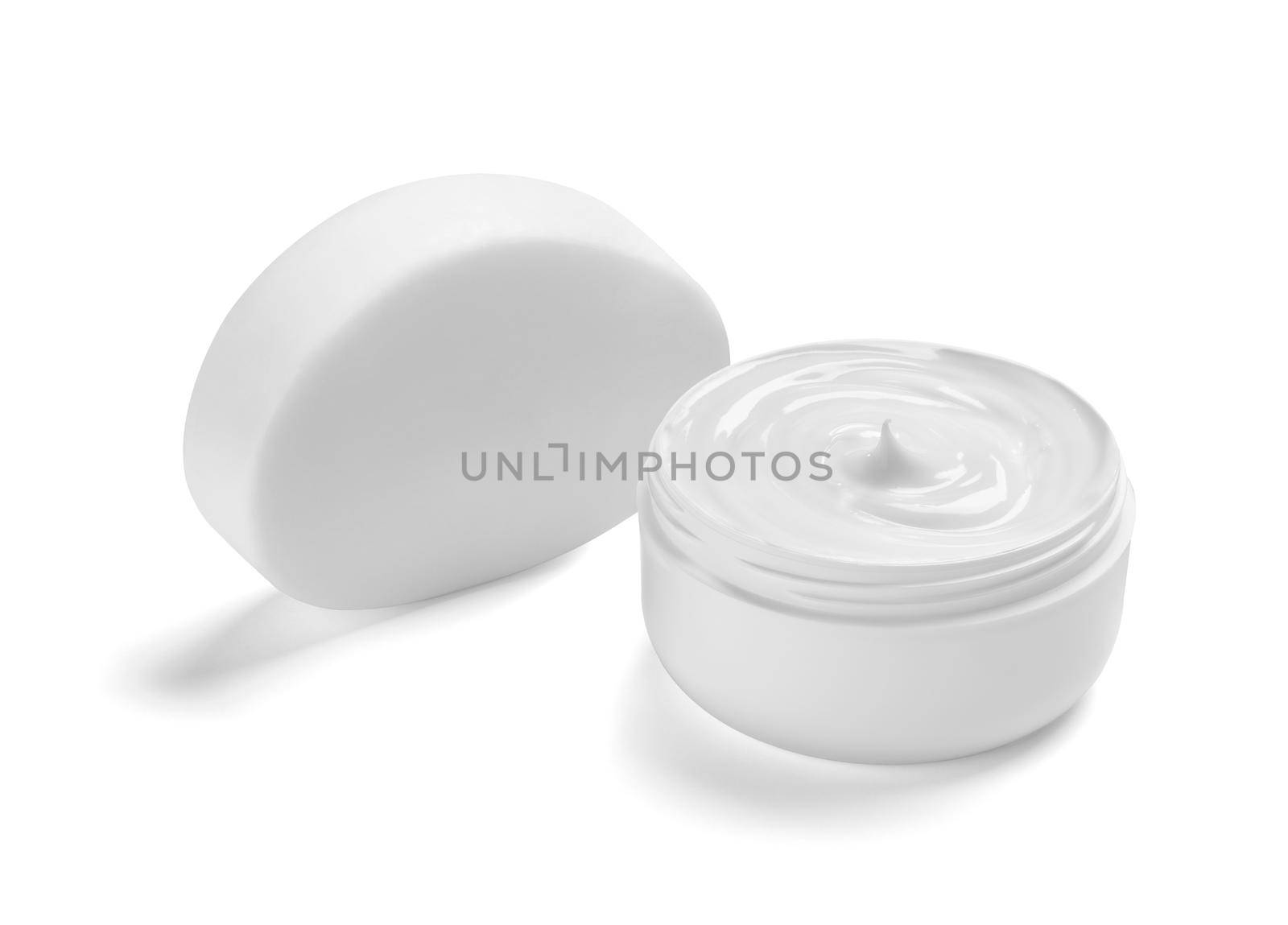 white cream container jar beauty moisturizer tube soap by Picsfive