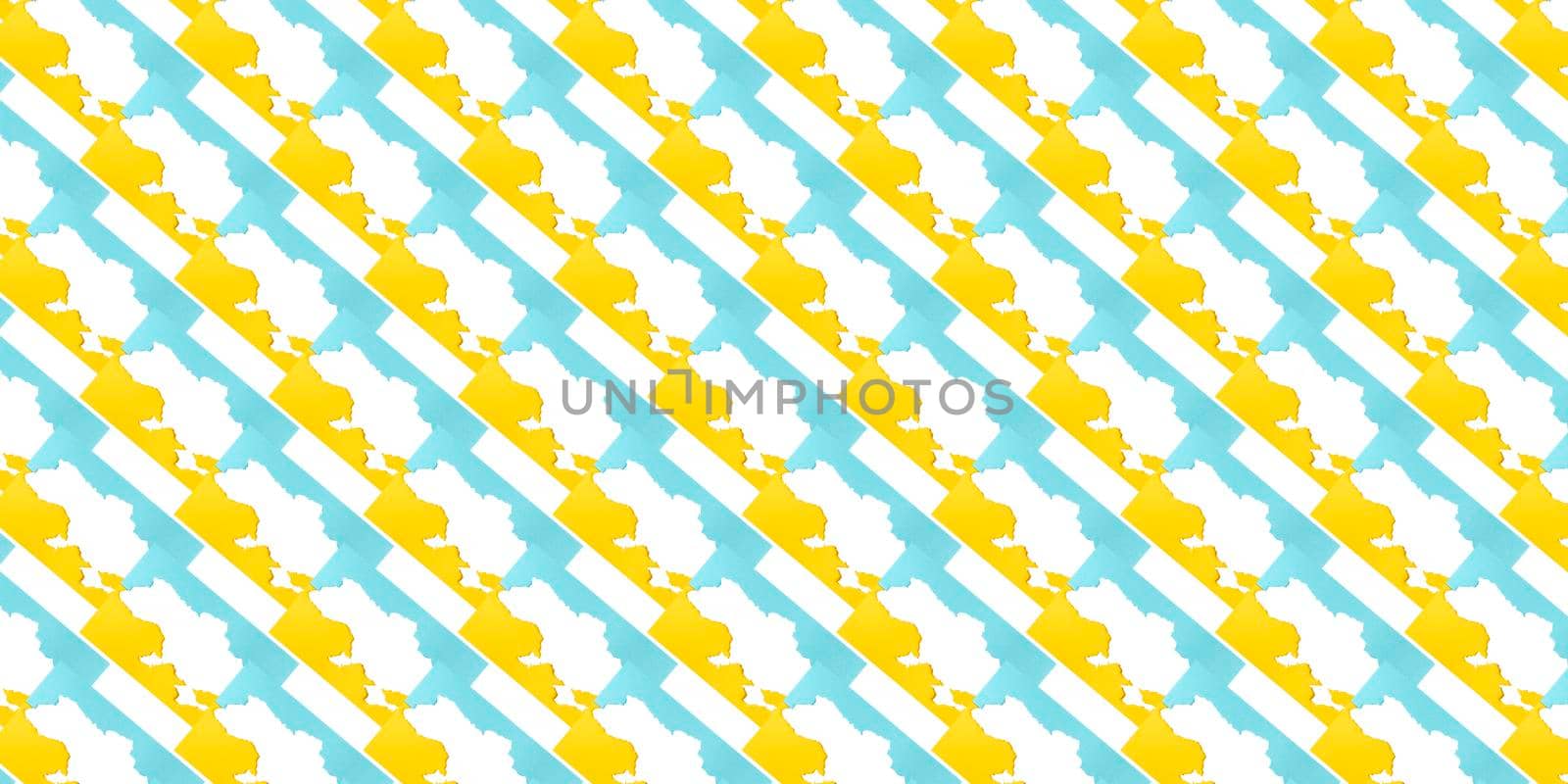 texture, pattern. Ukraine Outlines Map with Blue and Yellow Flag of Ukraine. . High quality photo. High quality photo