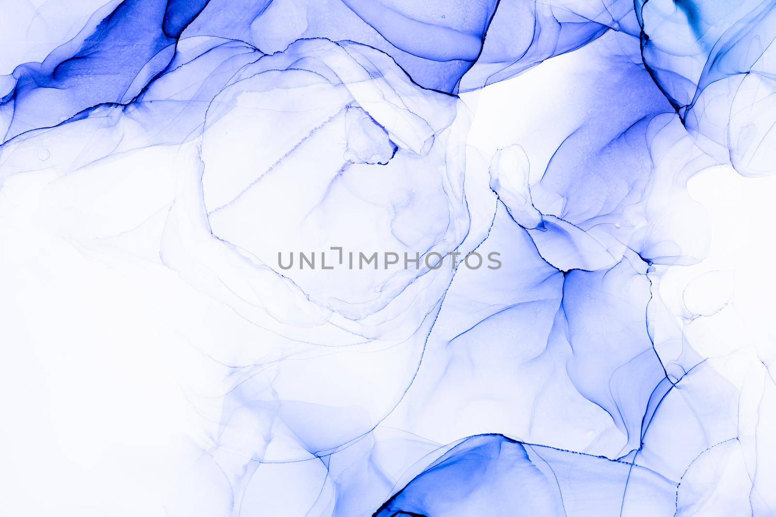 Marble ink abstract art from exquisite original painting for abstract background . Painting was painted on high quality paper texture to create smooth marble background pattern of ombre alcohol ink .