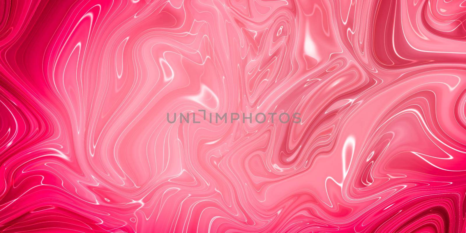 Creative abstract mixed red color painting with marble liquid effect, panorama by Benzoix