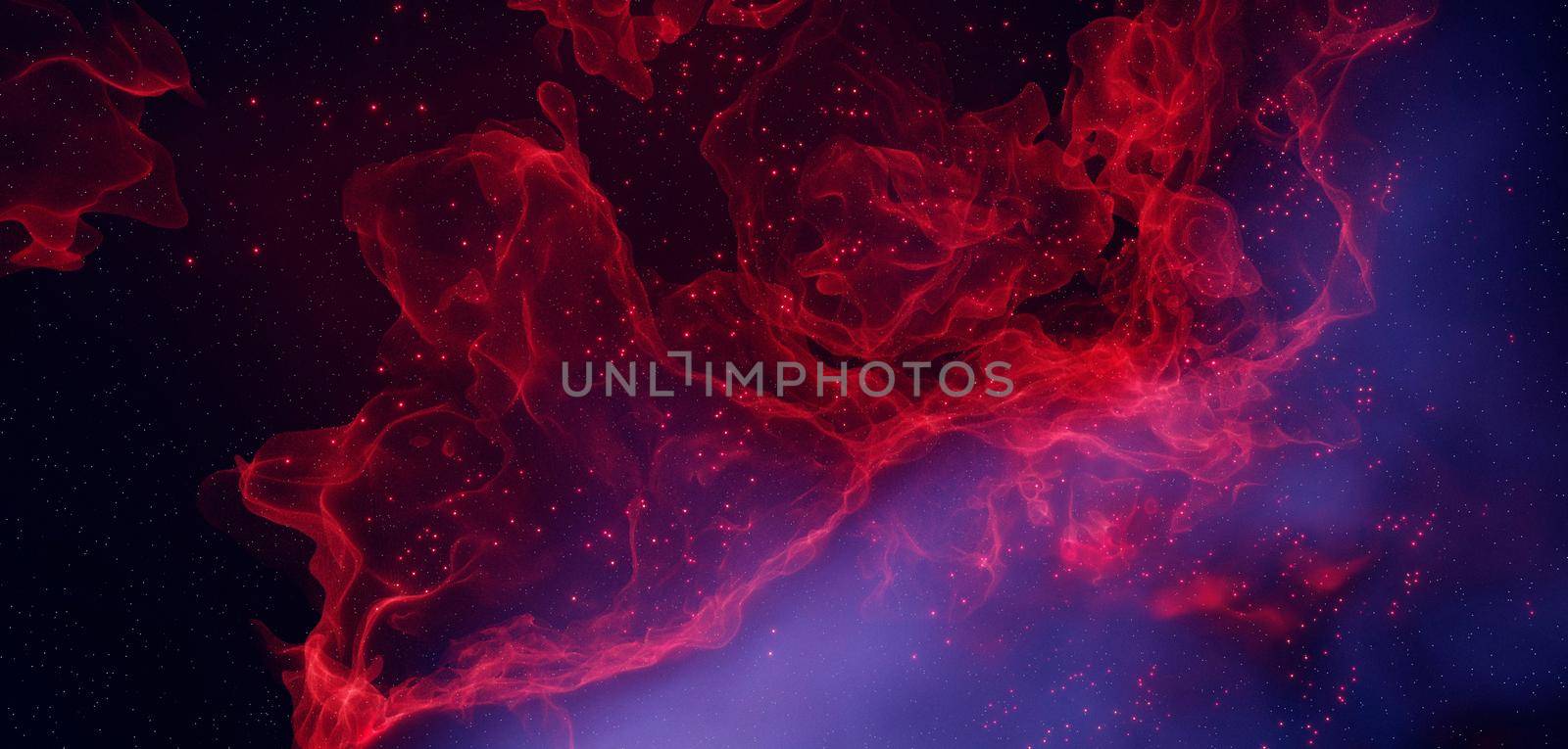 Vibrant Elegant Cosmic Starfield Universe Galaxy Purple Violet Banner Background Wallpaper by yay_lmrb