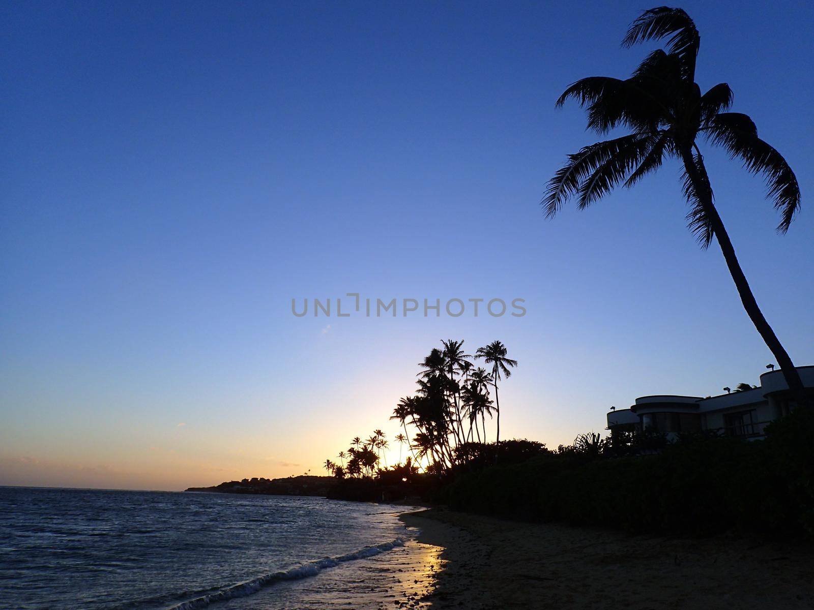 Sunset on Kahala Beach by EricGBVD