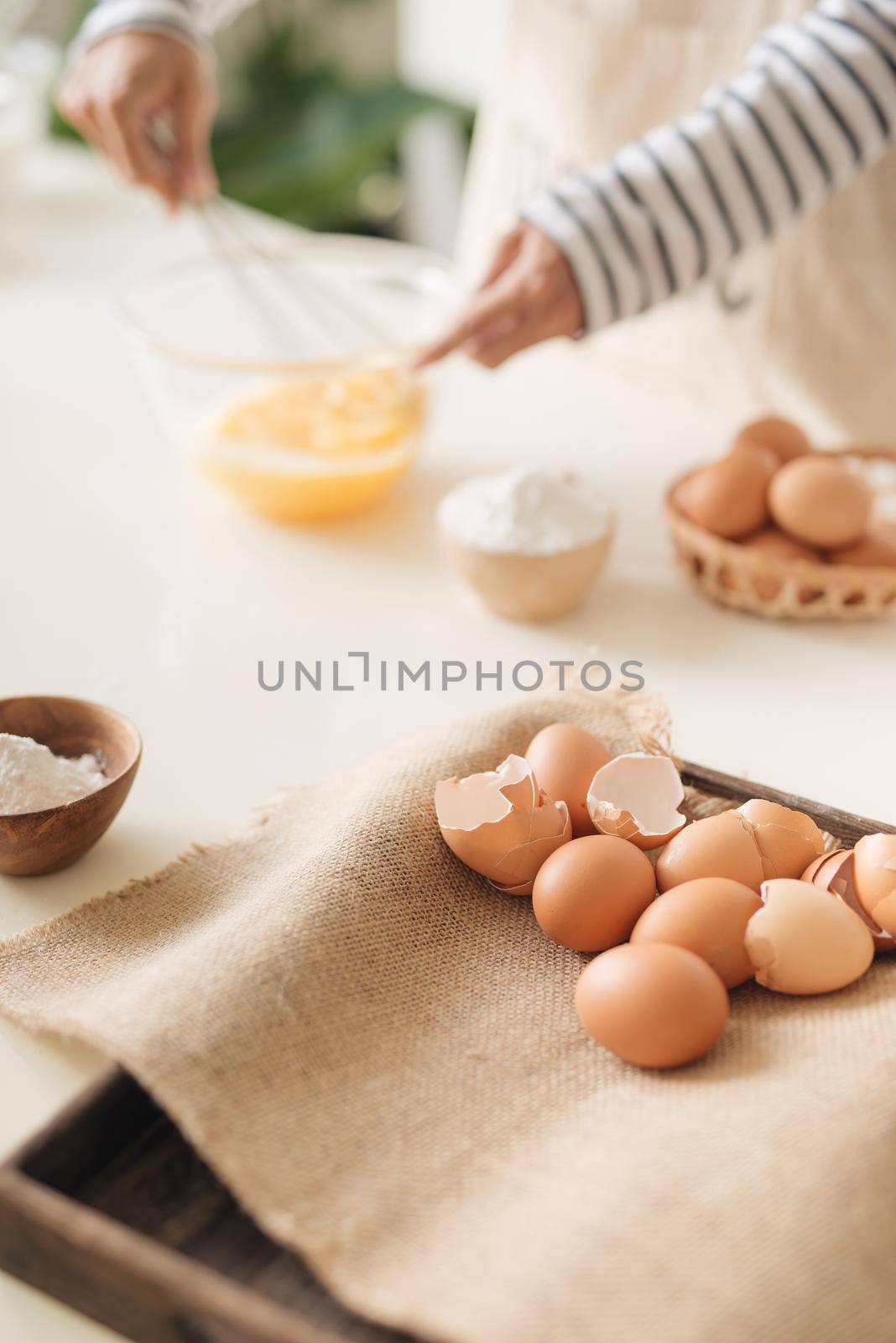 Man whisking eggs food photography recipe idea