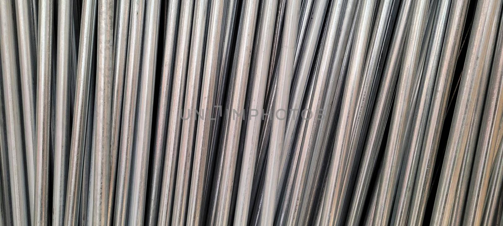 metallic aluminum tube background by sarsa
