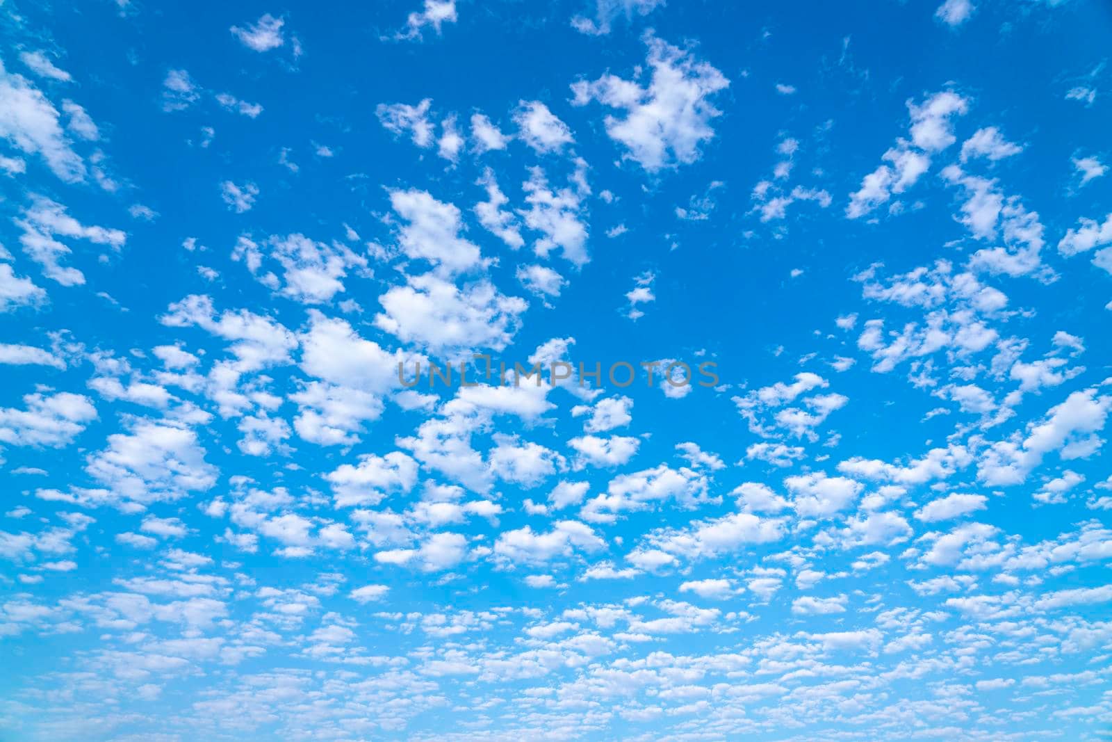 cirrus clouds on the blue sky as a background. High quality photo