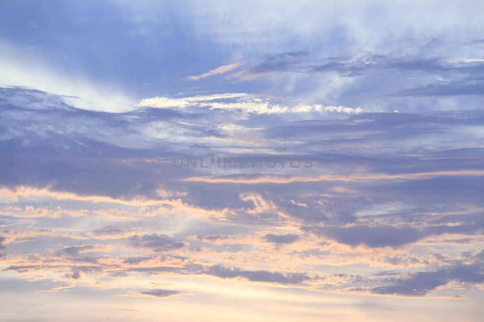 Sunset sky and cloud background