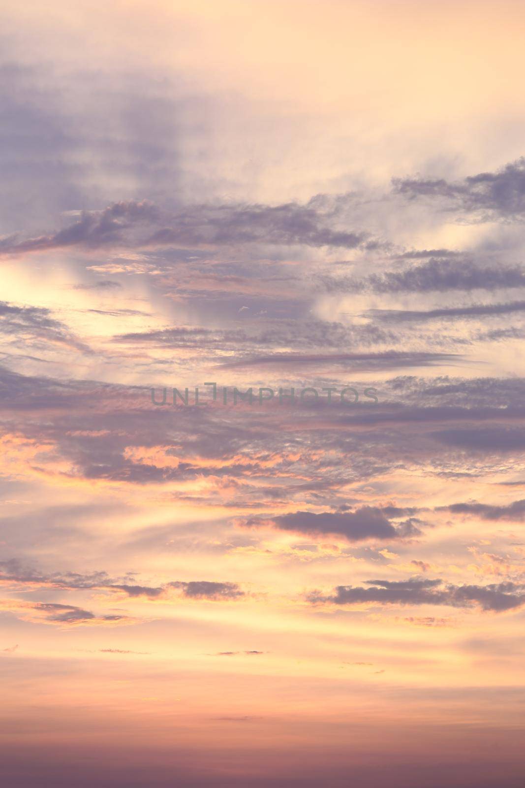 Sunset sky and cloud background