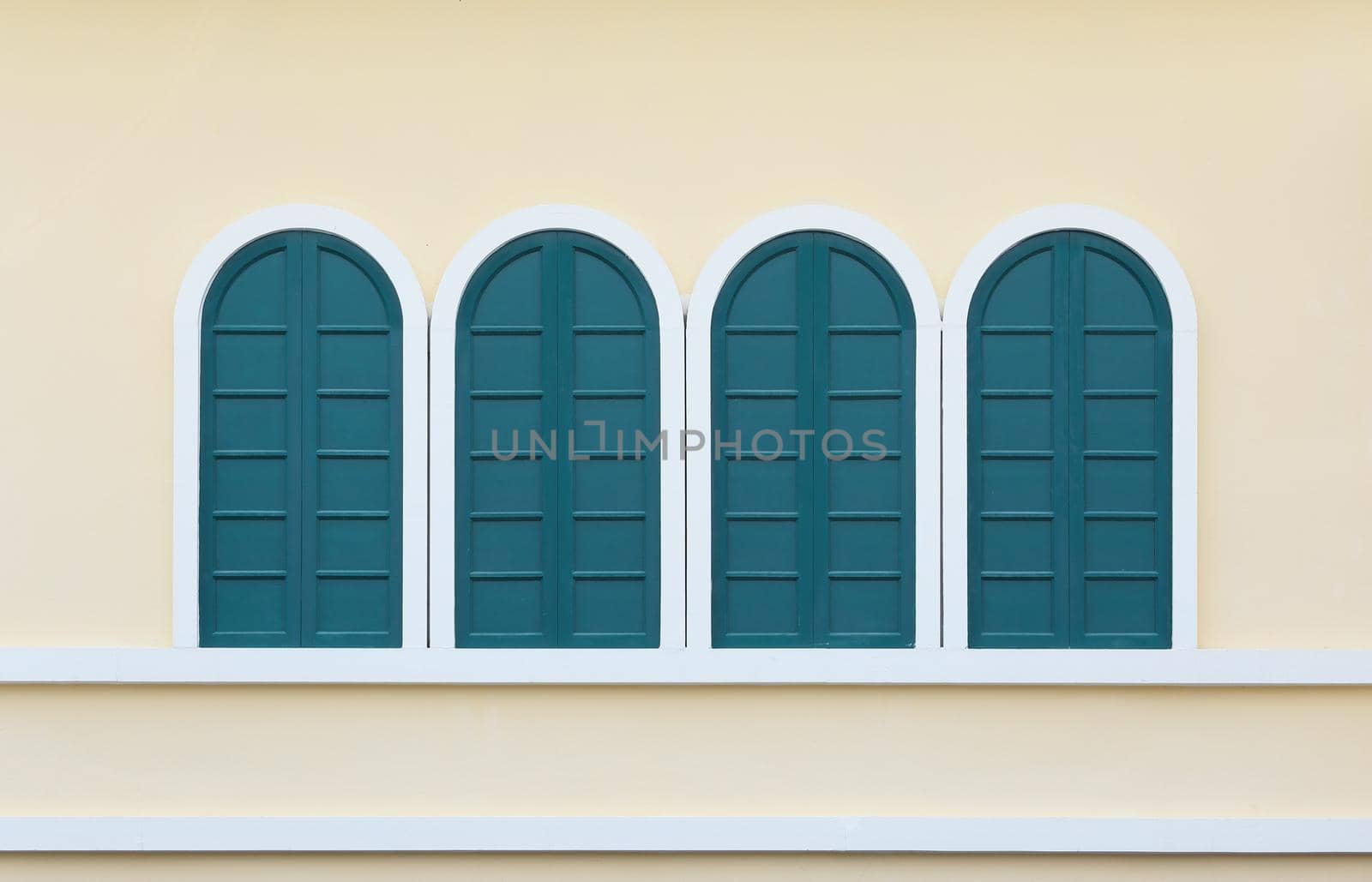 Vintage window with wall background (Venice or Italian style)