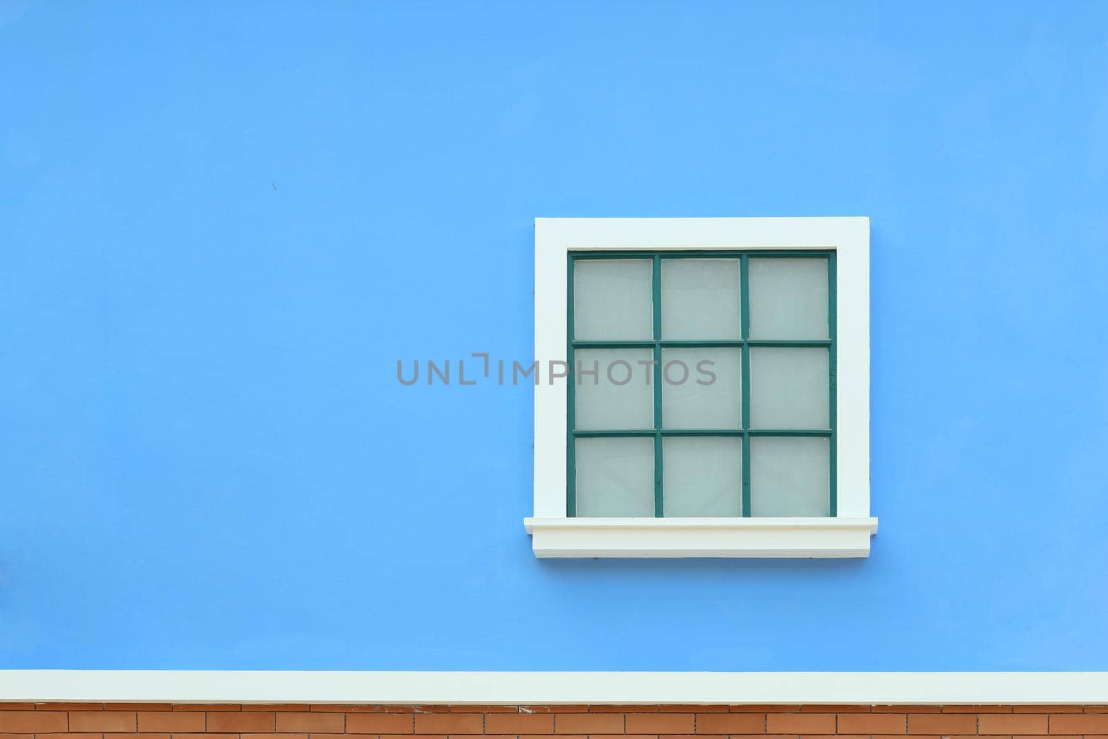 Vintage window with wall background (Venice or Italian style)