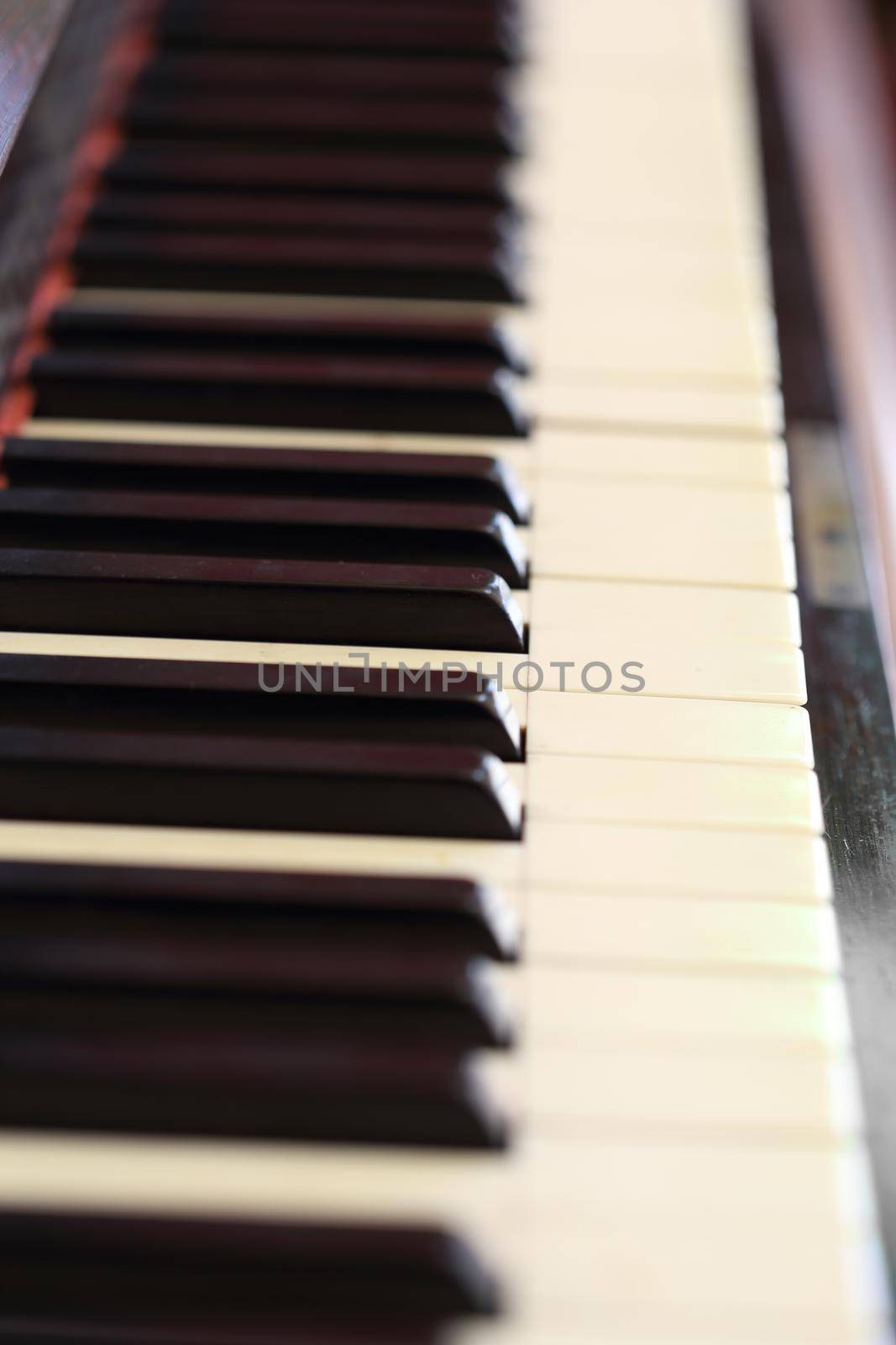 piano keys and wood grain  by geargodz