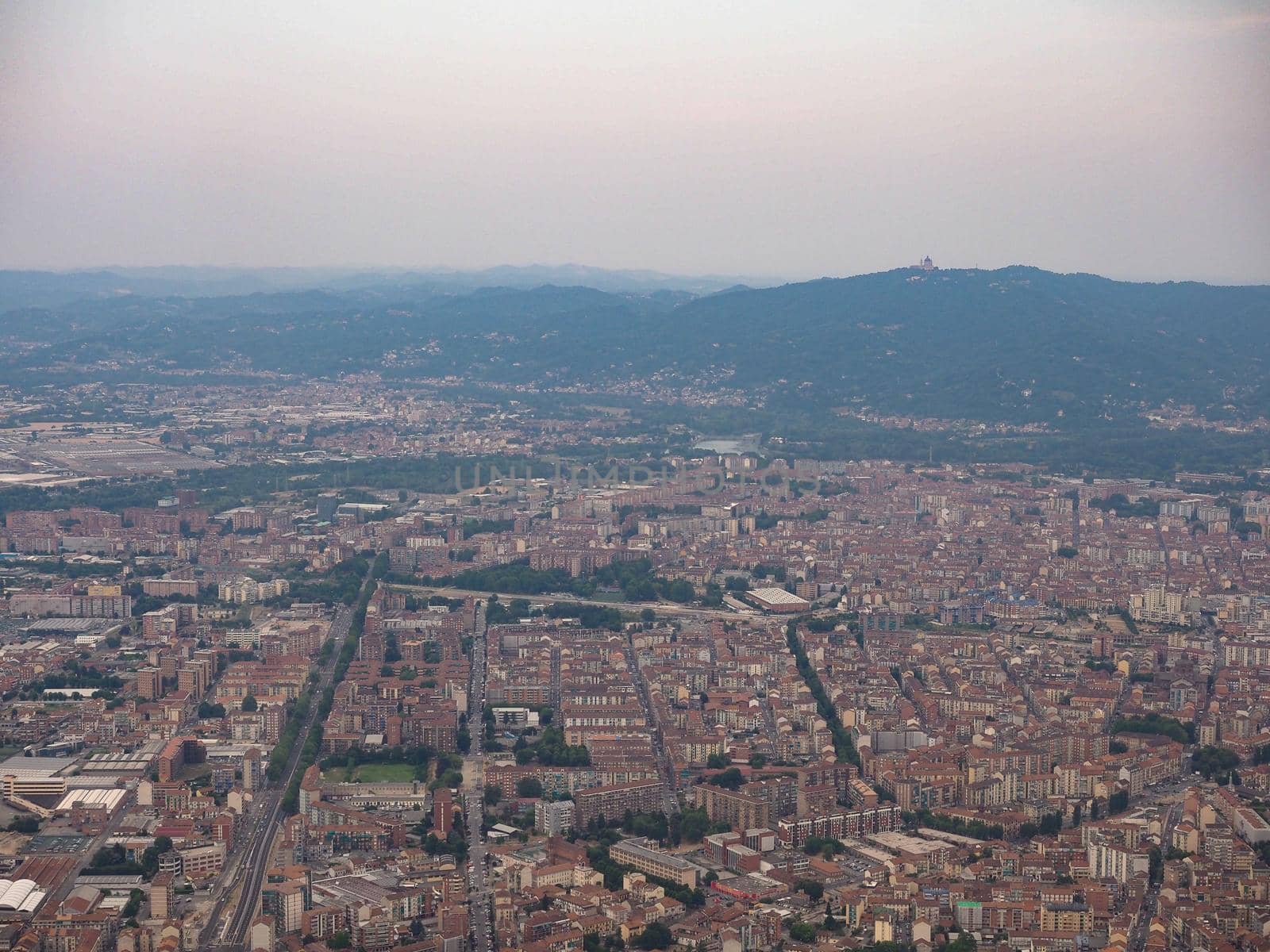 Aerial view of Turin by claudiodivizia