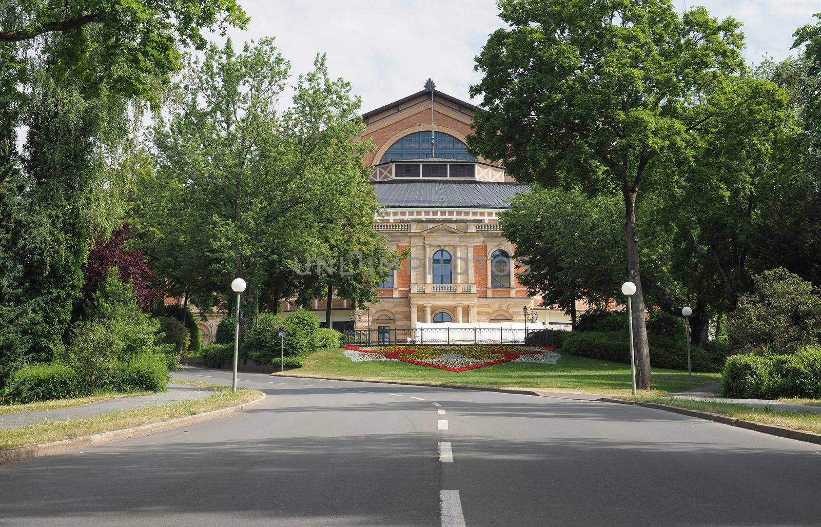 Wagner Festspielhaus translation Festival Theatre in Bayreuth, Germany