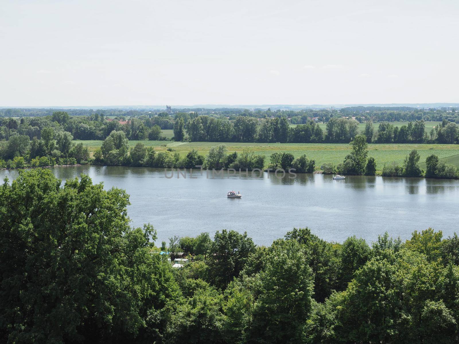 View of river Danube in Donaustauf by claudiodivizia