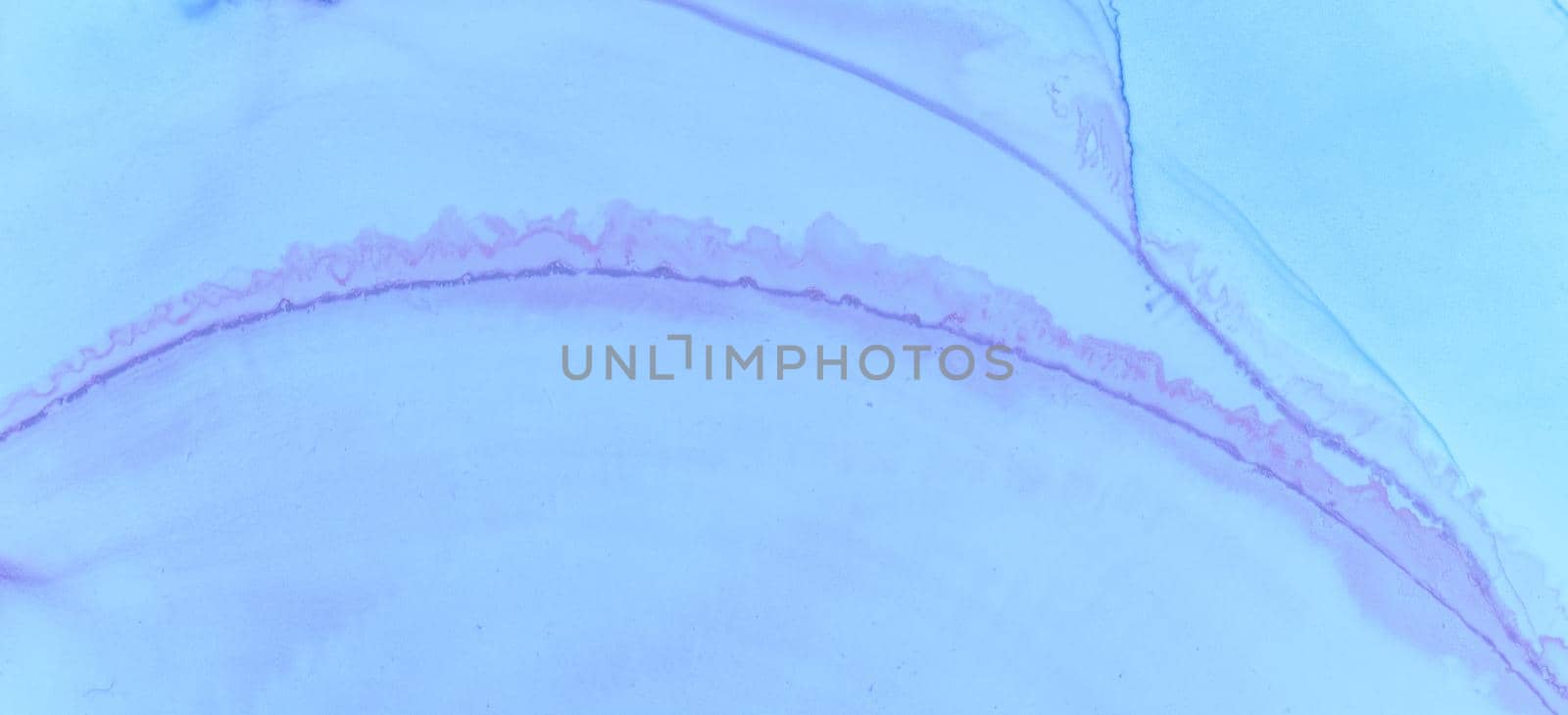 Abstract Ink Stains Marble. Blue Pastel Flow by YASNARADA