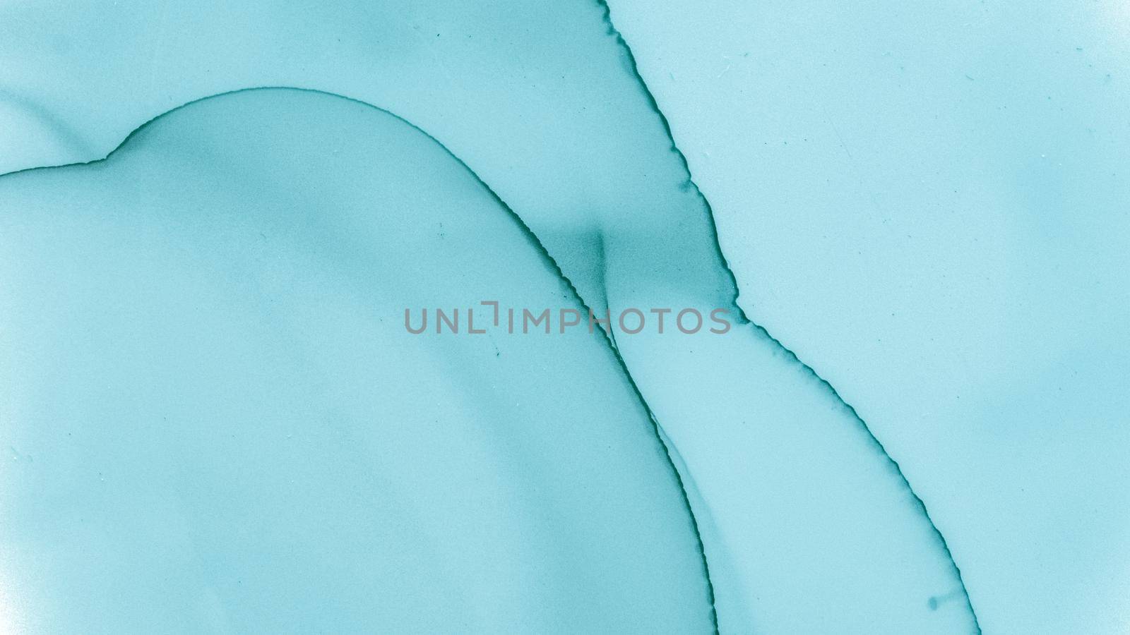 Watercolor Color Illustration. Alcohol Ink Pattern. Teal Pastel Fluid Splash. Blue Sea Creative Abstraction. Pastel Flow Water. Blue Ocean Modern Abstraction. Watercolor Wave Wallpaper.