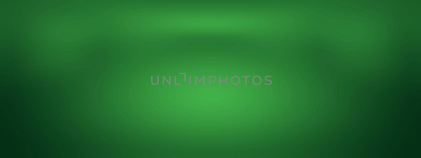 Abstract blur empty Green gradient Studio well use as background,website template,frame,business report by Benzoix