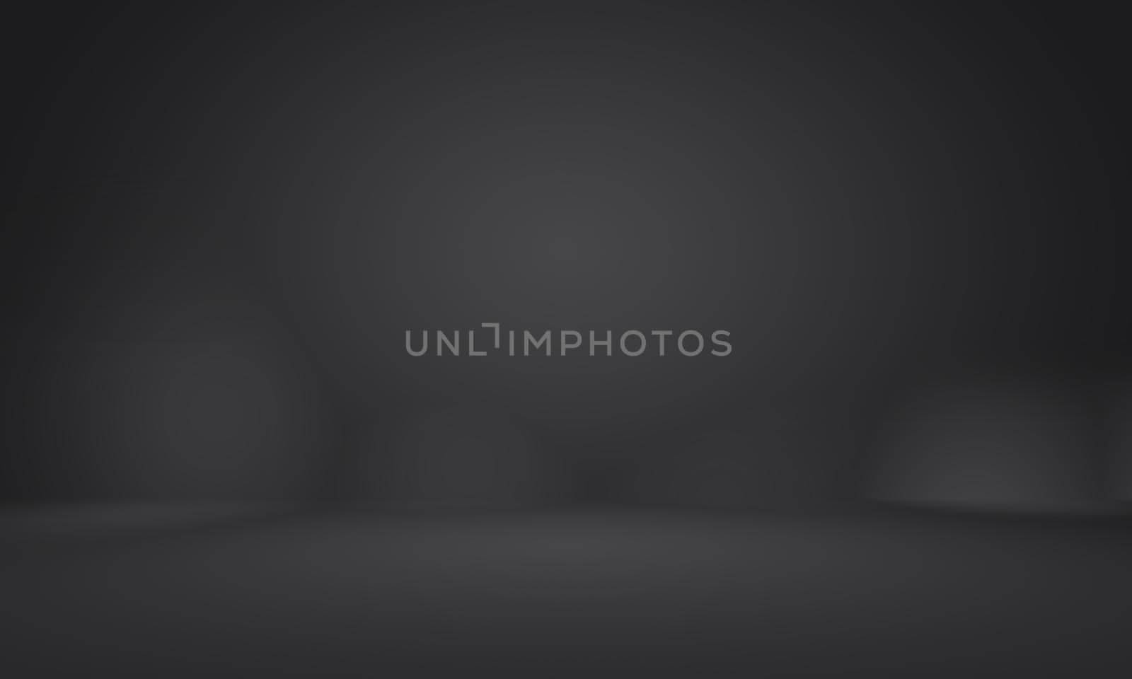 Abstract luxury blur dark grey and black gradient, used as background studio wall for display your products