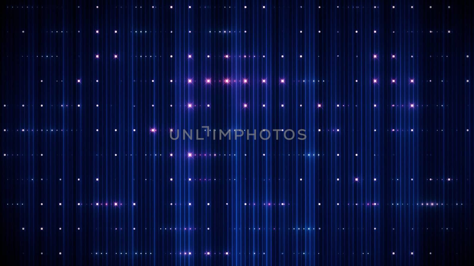 3d render Led Red and Blue background shine by studiodav