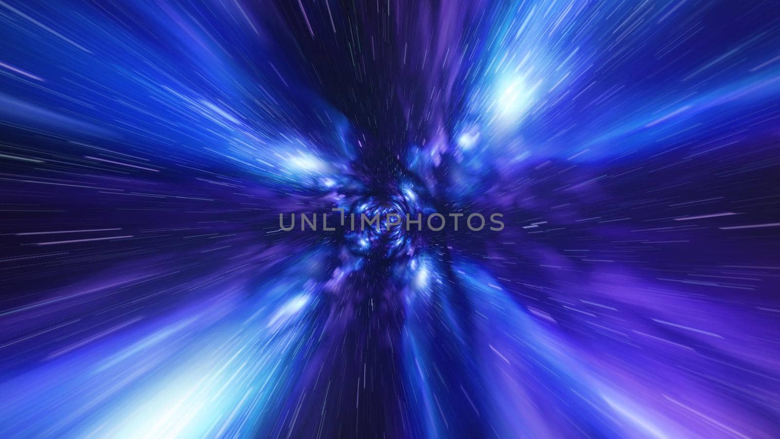 Jump in Time vortex tunnel blue galaxy background by studiodav