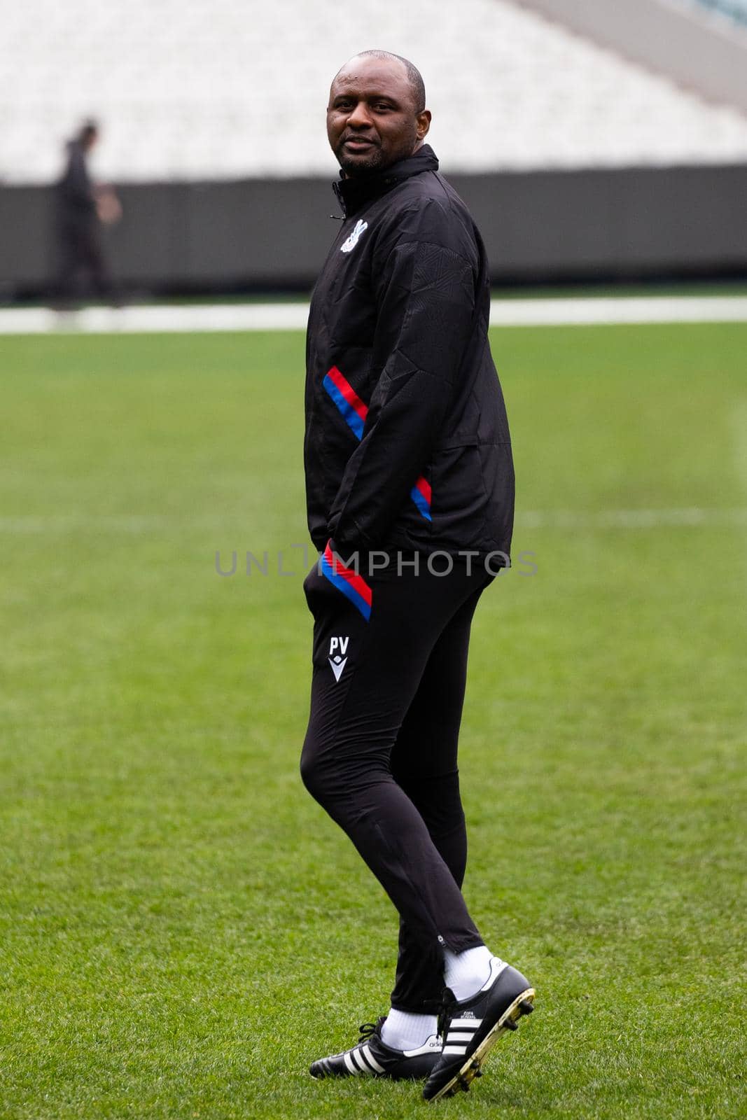 MELBOURNE, AUSTRALIA - JULY 18: Patrick Viera manager of Crystal Palace in training ahead of their pre-season clash with Manchester United at the MCG on Melbourne on 18th July 2022