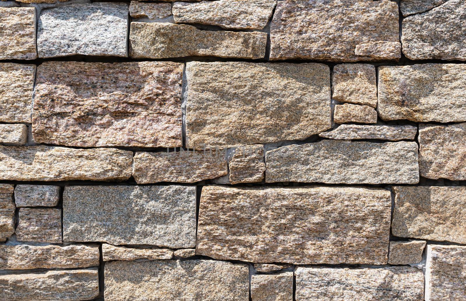 Texture from imitation stones, modern cladding of the exterior wall by rostik924
