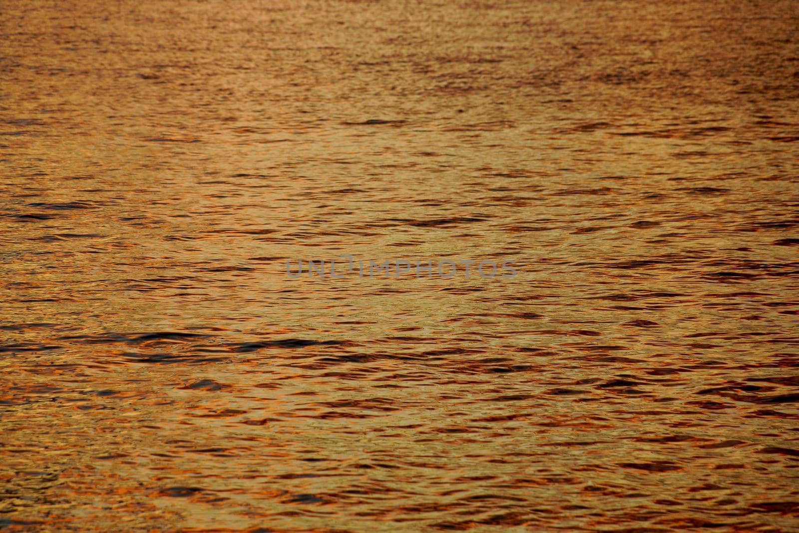 Shades of Yellow-orange Ocean Water ripples off the North Shore of Oahu by EricGBVD