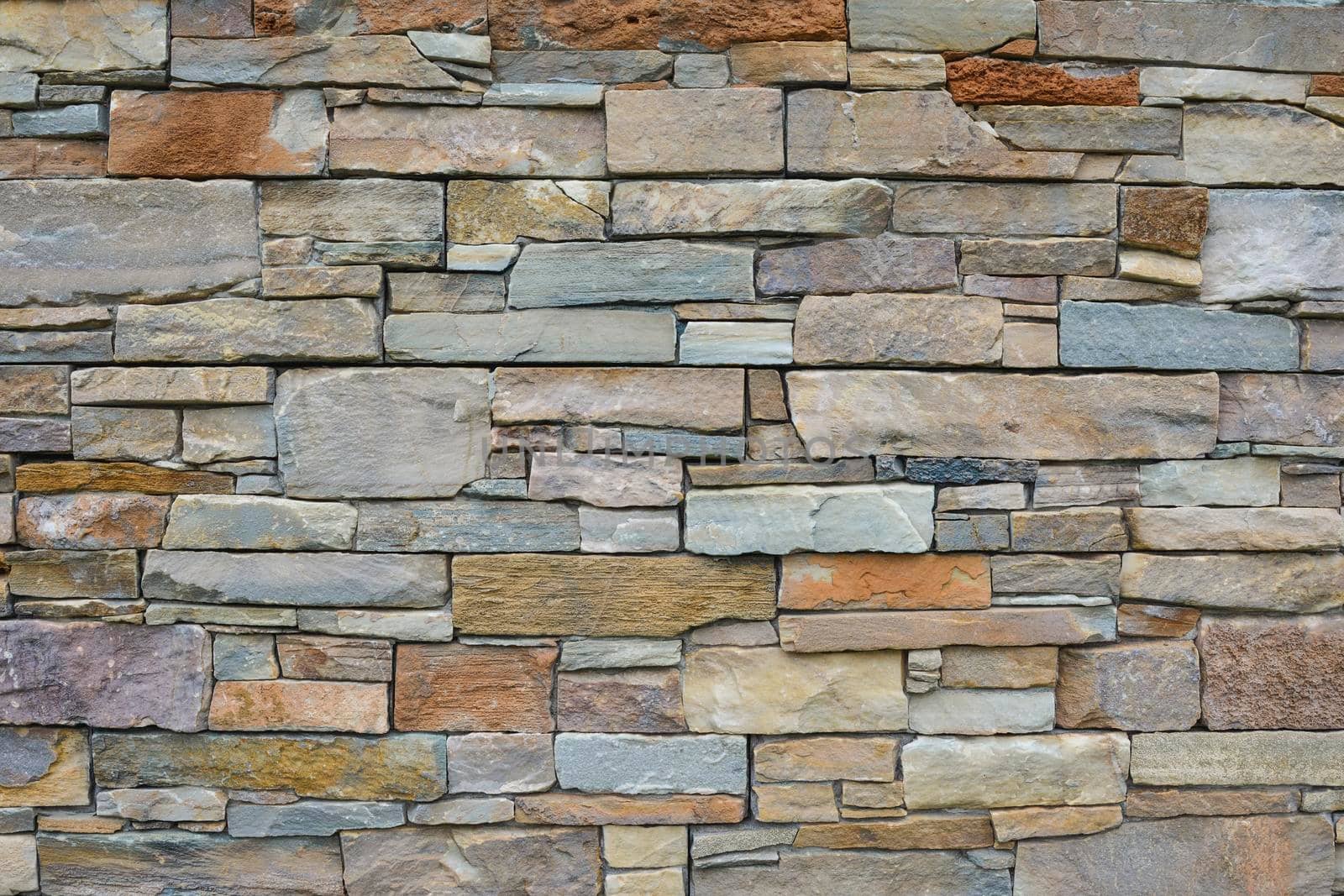 Beige gray brick wall background grunge texture