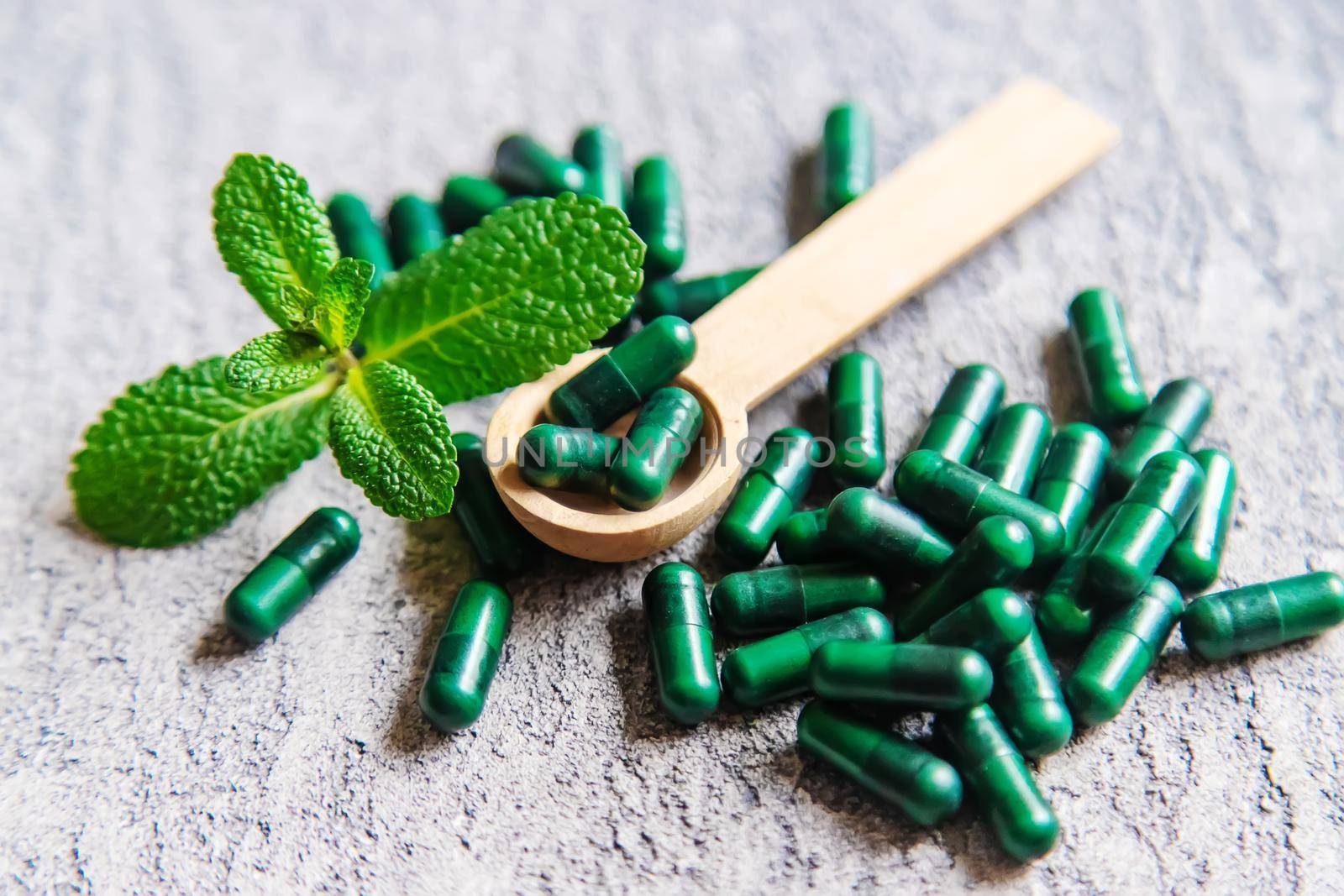 homeopathy Herbs.herbal sedatives .Selective focus.medical objects