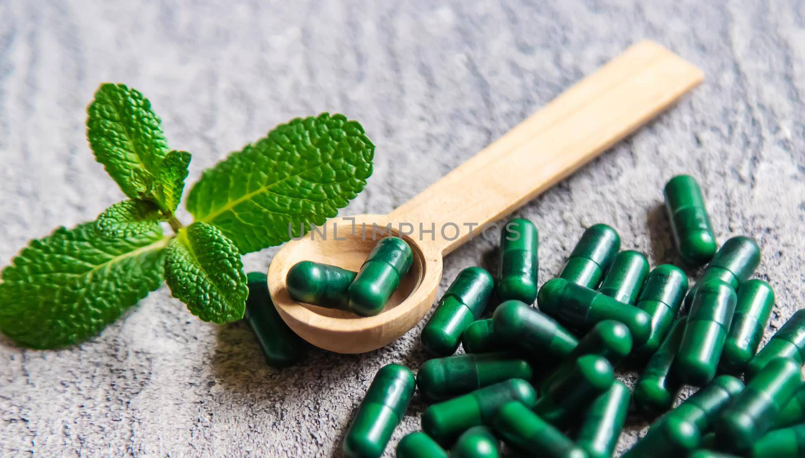 homeopathy Herbs.herbal sedatives .Selective focus.medical objects