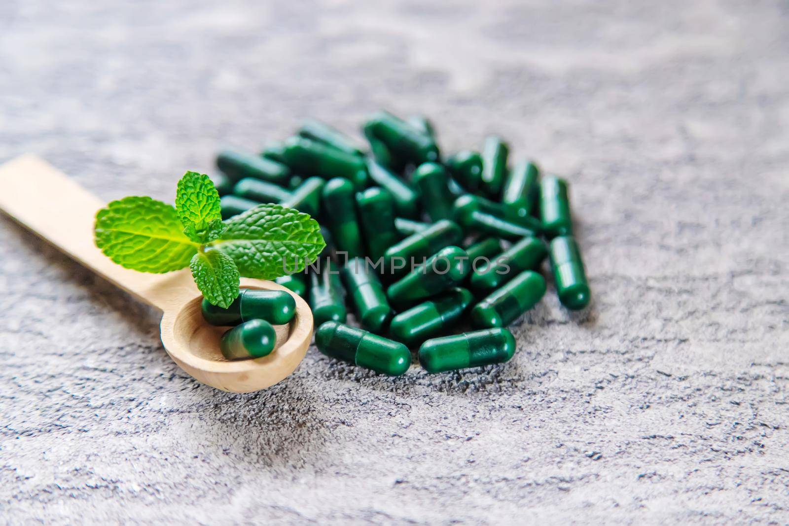 homeopathy Herbs.herbal sedatives .Selective focus.medical objects