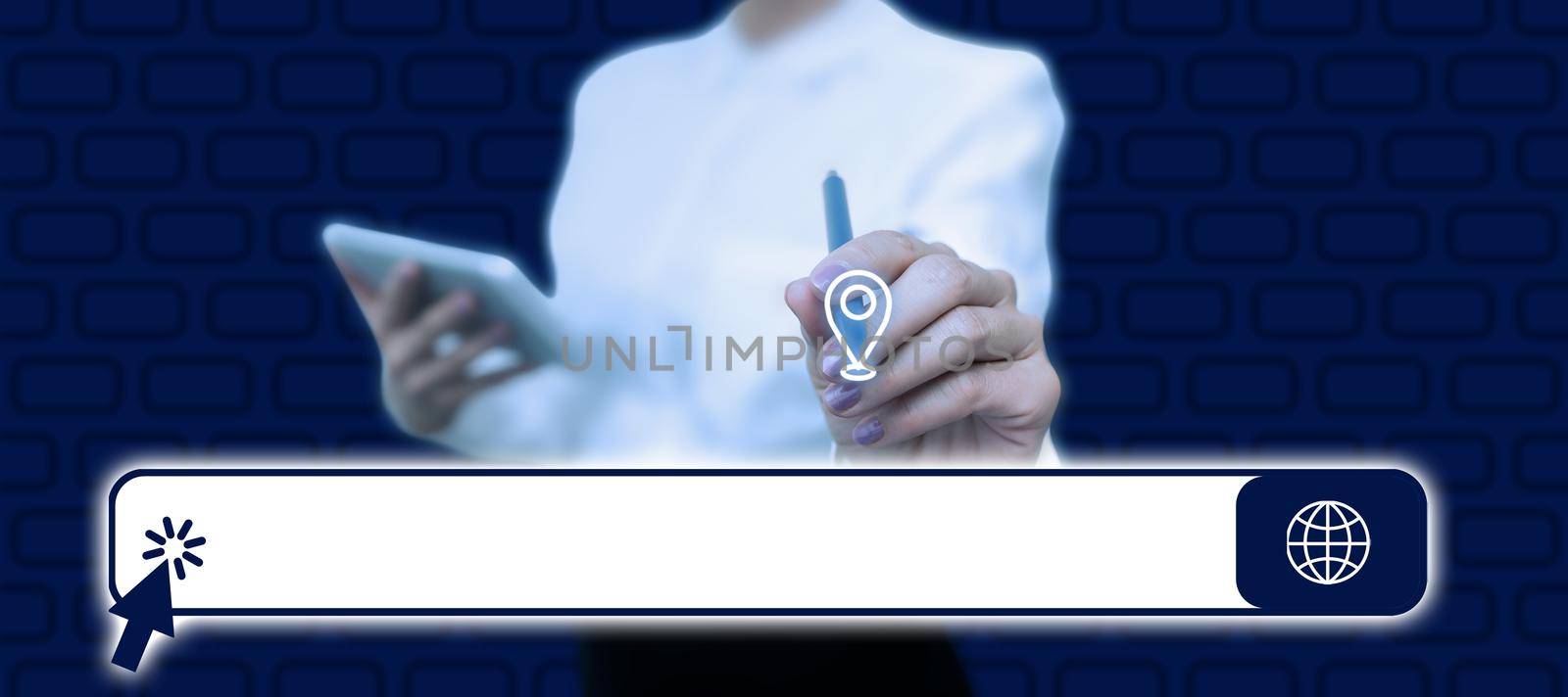 Lady in suit holding pen symbolizing successful teamwork accomplishments.