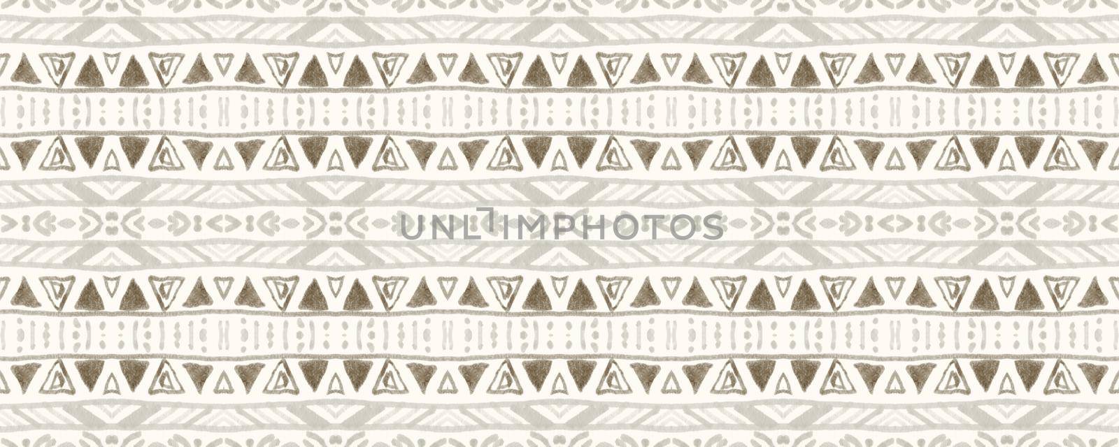 American native ornament. Hand drawn tribal design for fabric. Peruvian motif illustration. American native pattern. Seamless aztec background. Grunge indian print. American native ornament.