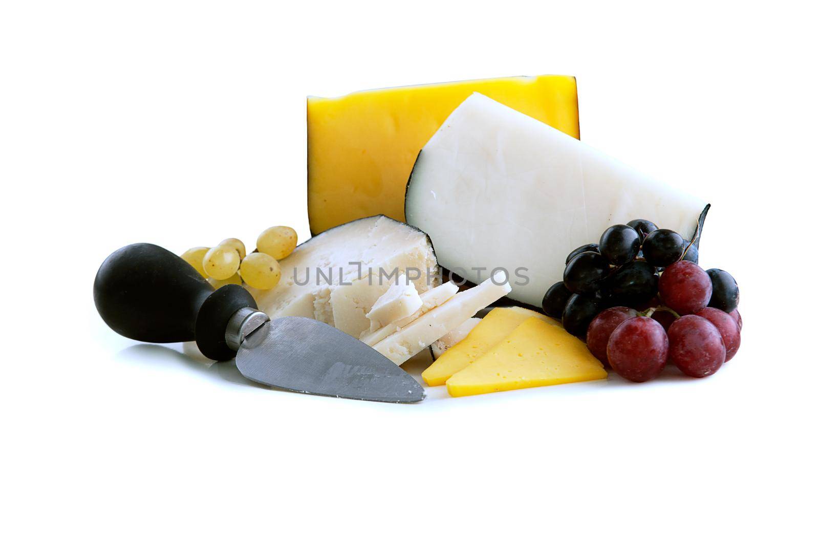 variation of selective cheese. High quality photo