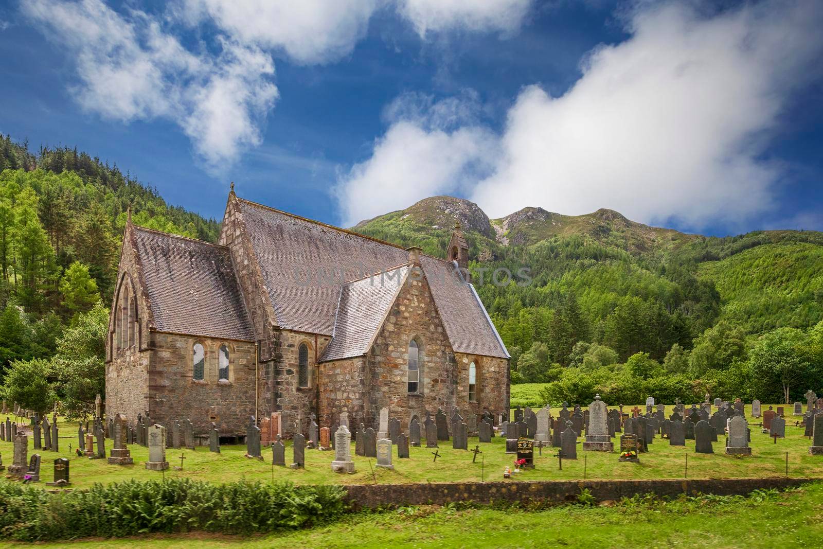 St Johns Church in Ballachulish, Scotland, UK by zhu_zhu