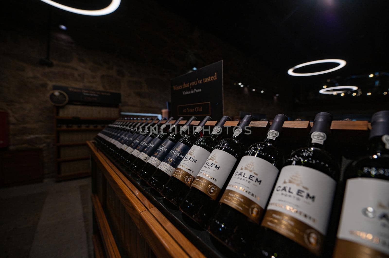 Porto, Portugal. 2022 May 05 . Calem winery in Gaia in the city of Porto in Portugal in the summer of 2022.