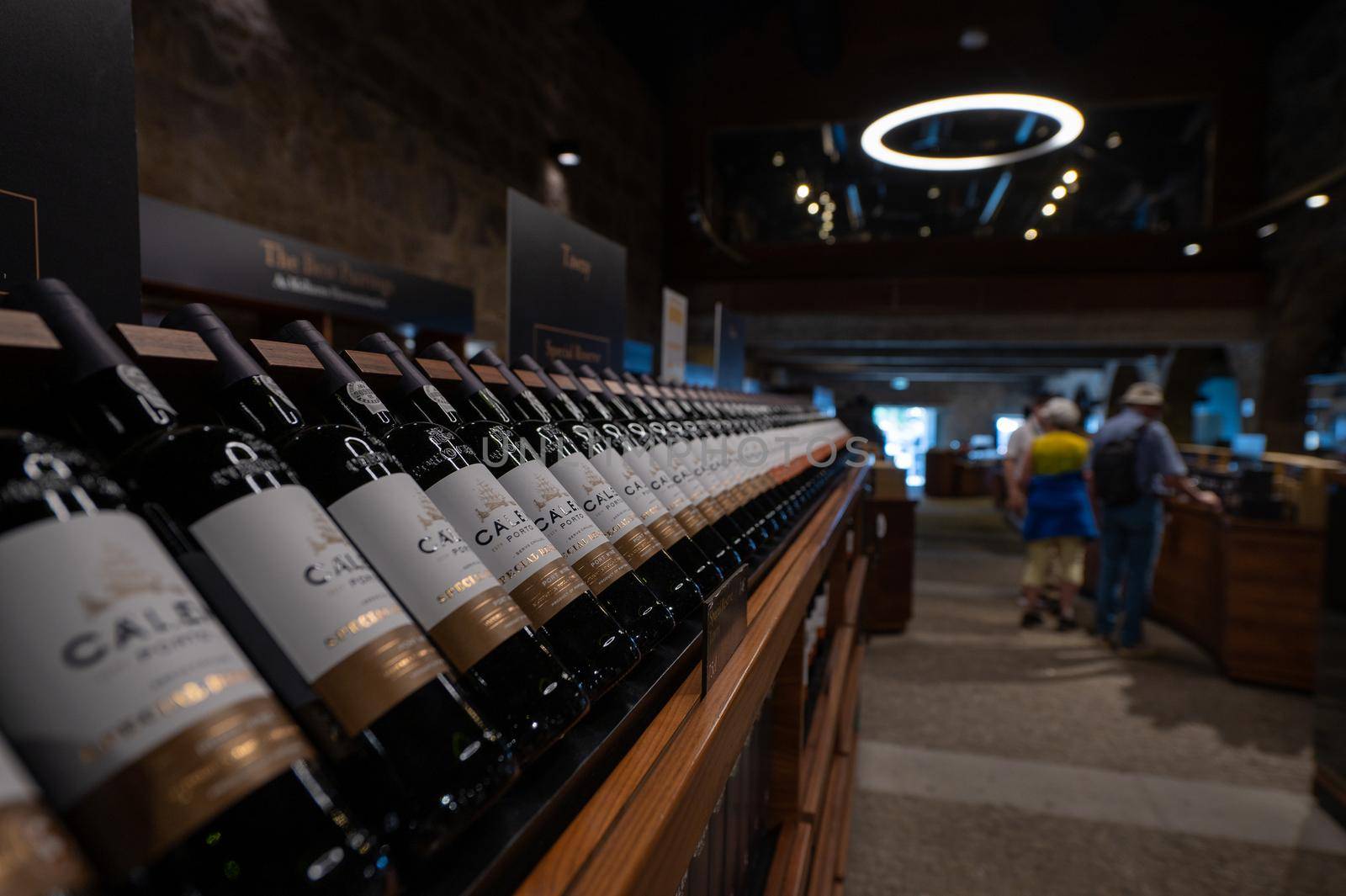 Porto, Portugal. 2022 May 05 . Calem winery in Gaia in the city of Porto in Portugal in the summer of 2022.