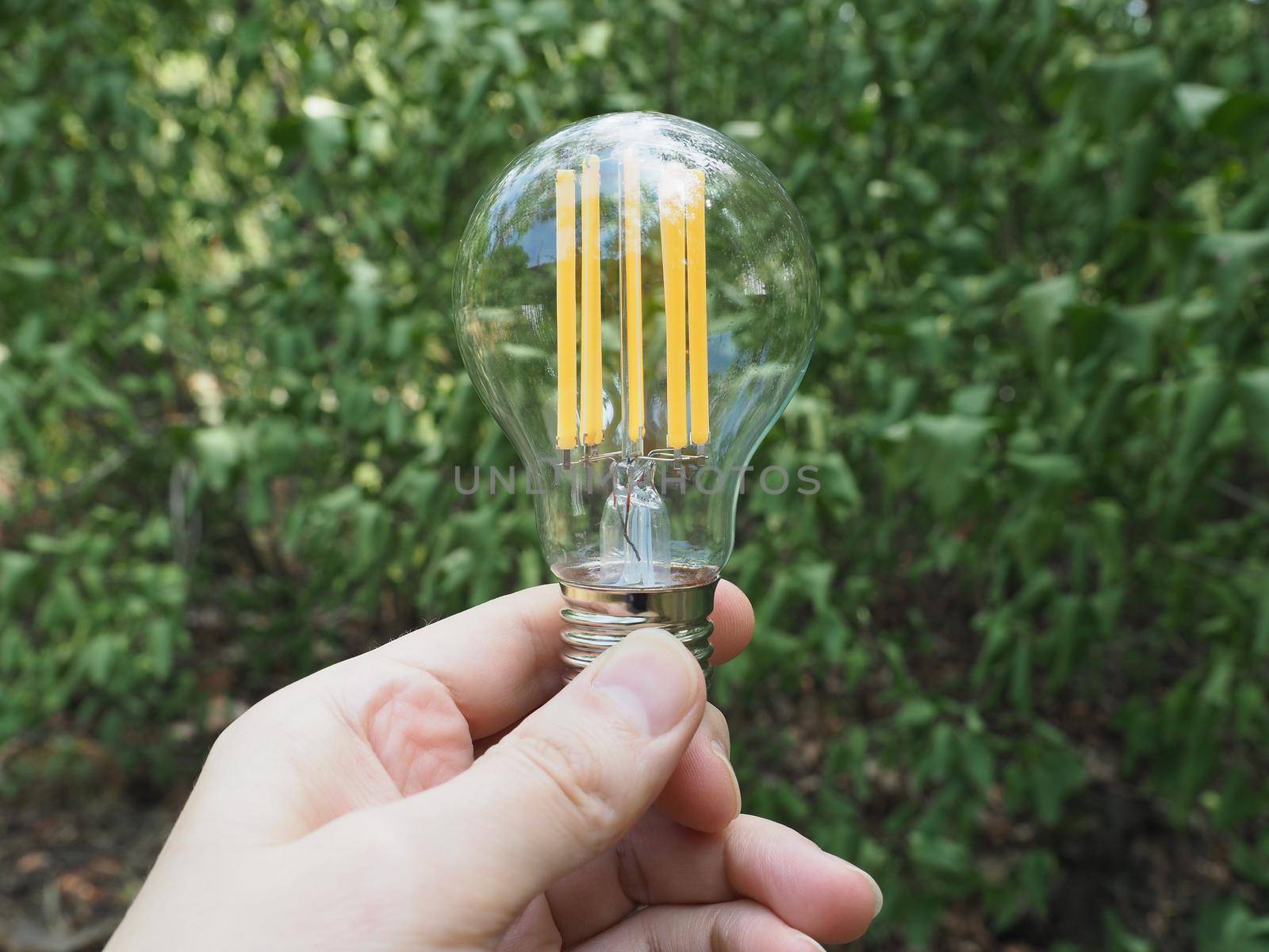 modern green led bulb by claudiodivizia