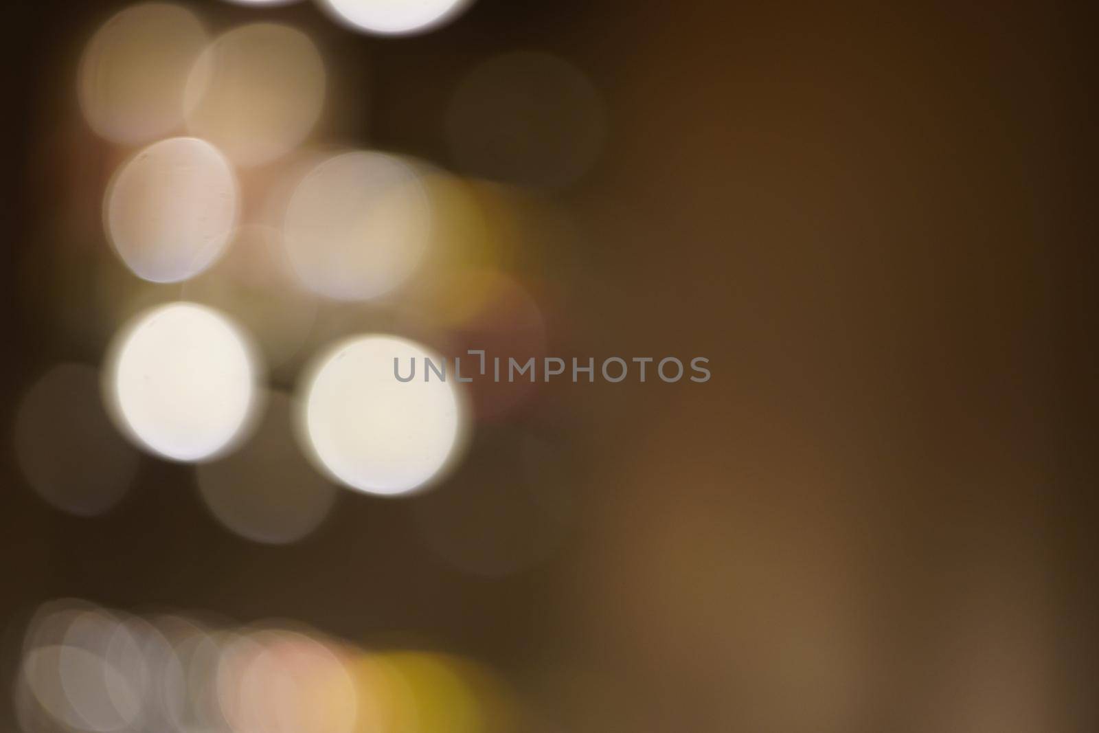 Defocus bokeh image with copyspace