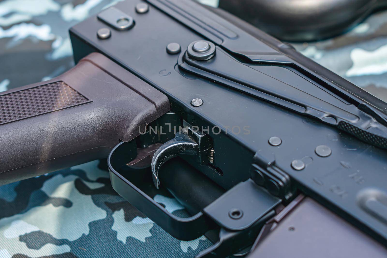 Close-up shot of a firearm or airsoft gun by Skaron