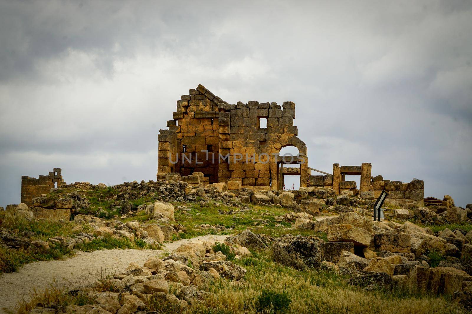 8 May 2022 Diyarbakir Turkey. Zerzevan castle border headquarters of the Roman Empire