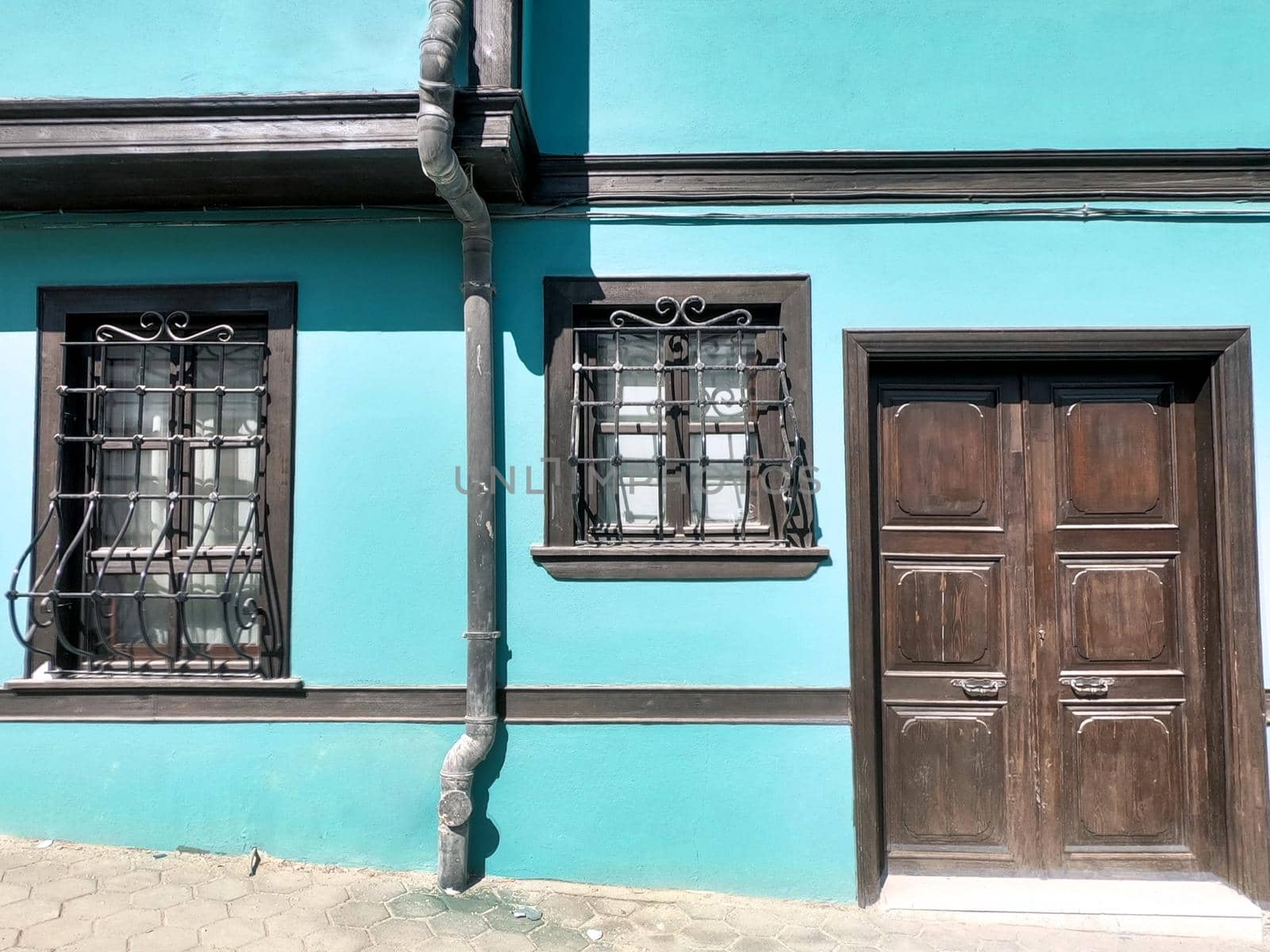 Eskisehir Odunpazari historical houses architectural details close up