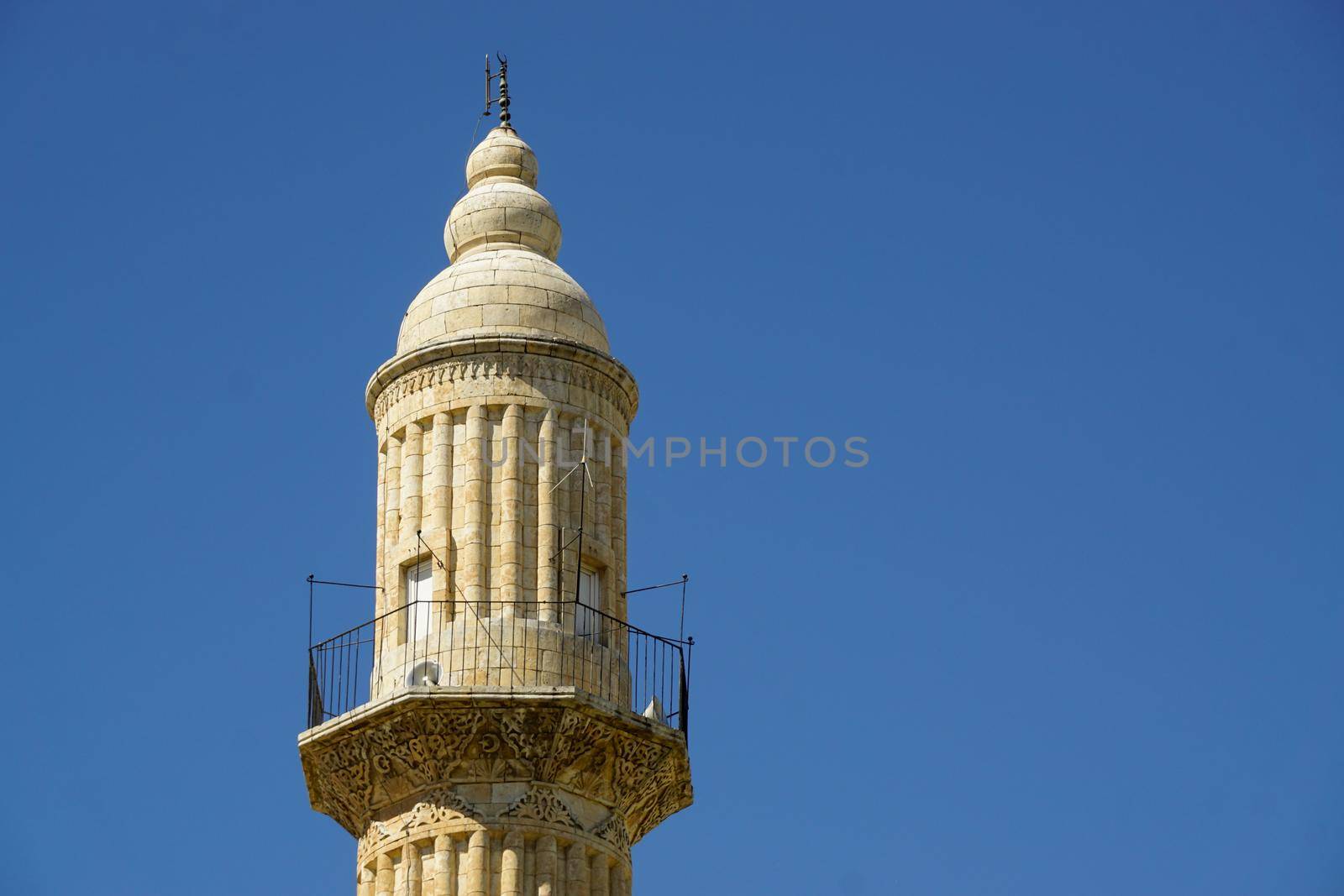 11 May 2022. Şırnak Nusaybin Turkey. Zeynel Abidin mosque and turbe in Nusaybin