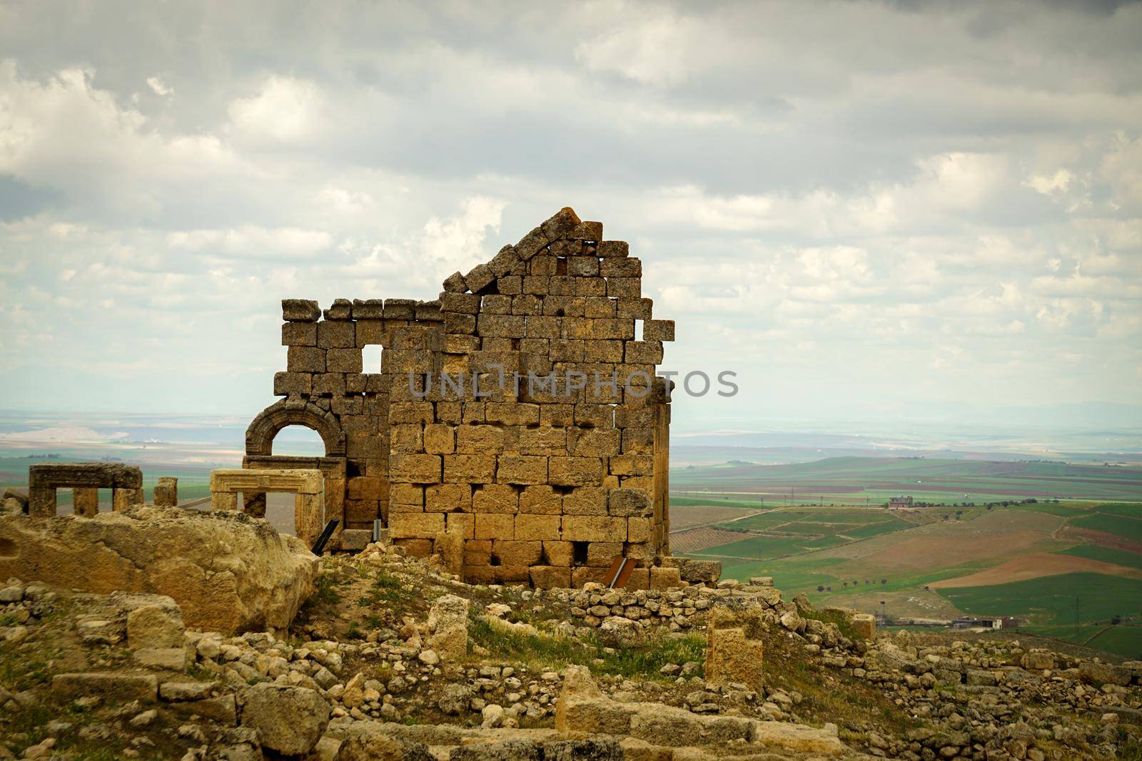 8 May 2022 Diyarbakir Turkey. Zerzevan castle border headquarters of the Roman Empire