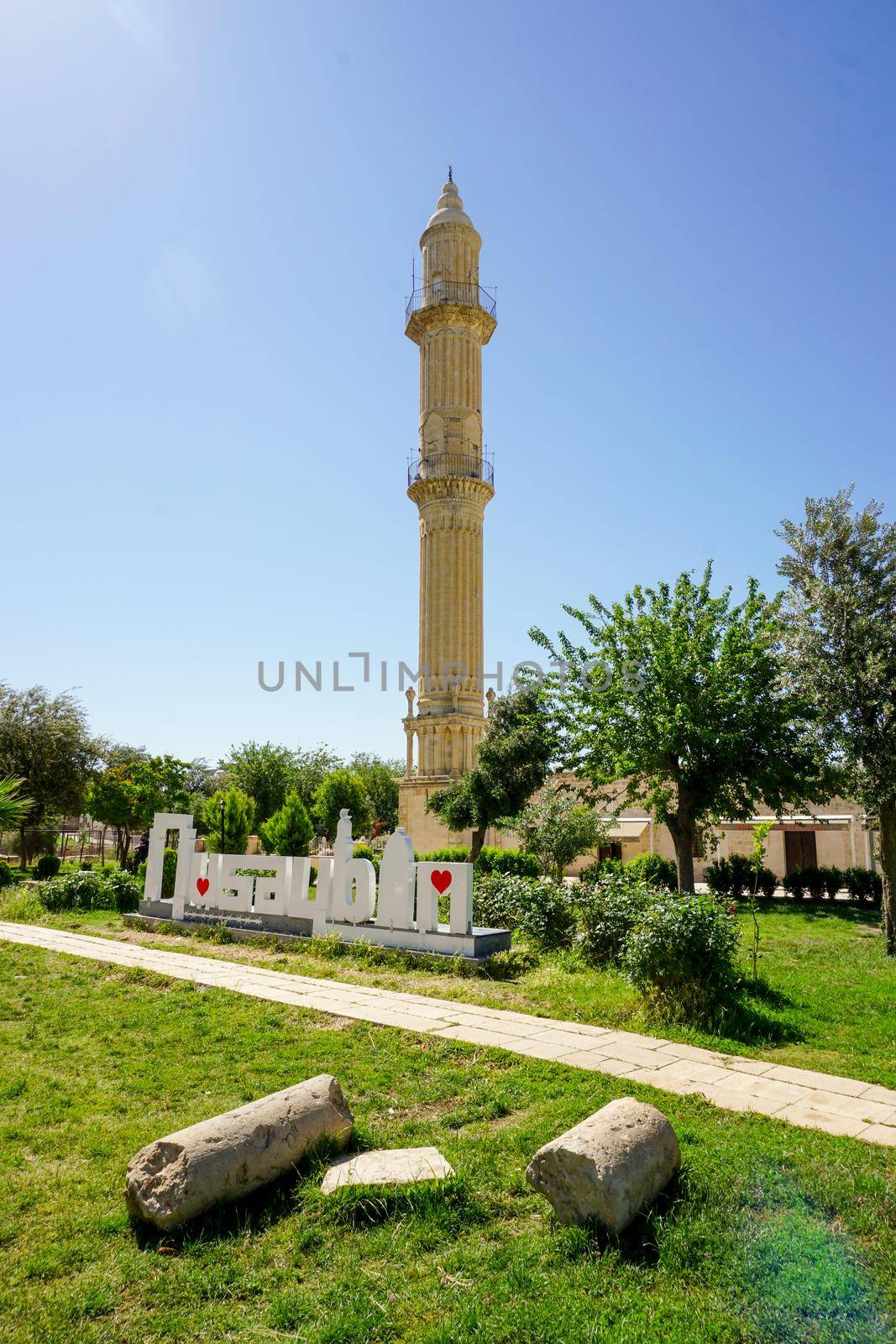 11 May 2022. Şırnak Nusaybin Turkey. Zeynel Abidin mosque and turbe in Nusaybin