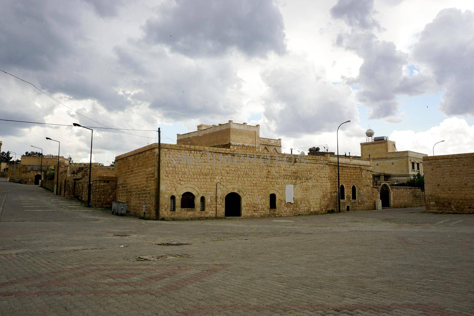 12 May 2022 Midyat Mardin Turkey. Cityscape and churches of Midyat Turkey