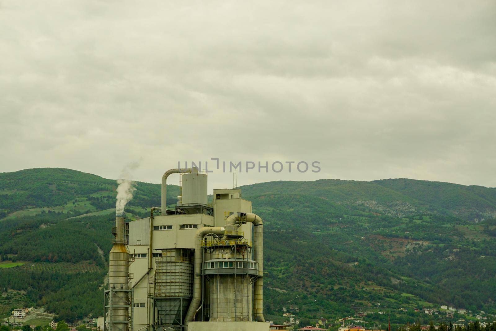 Industrial cement plant at Adana Turkey