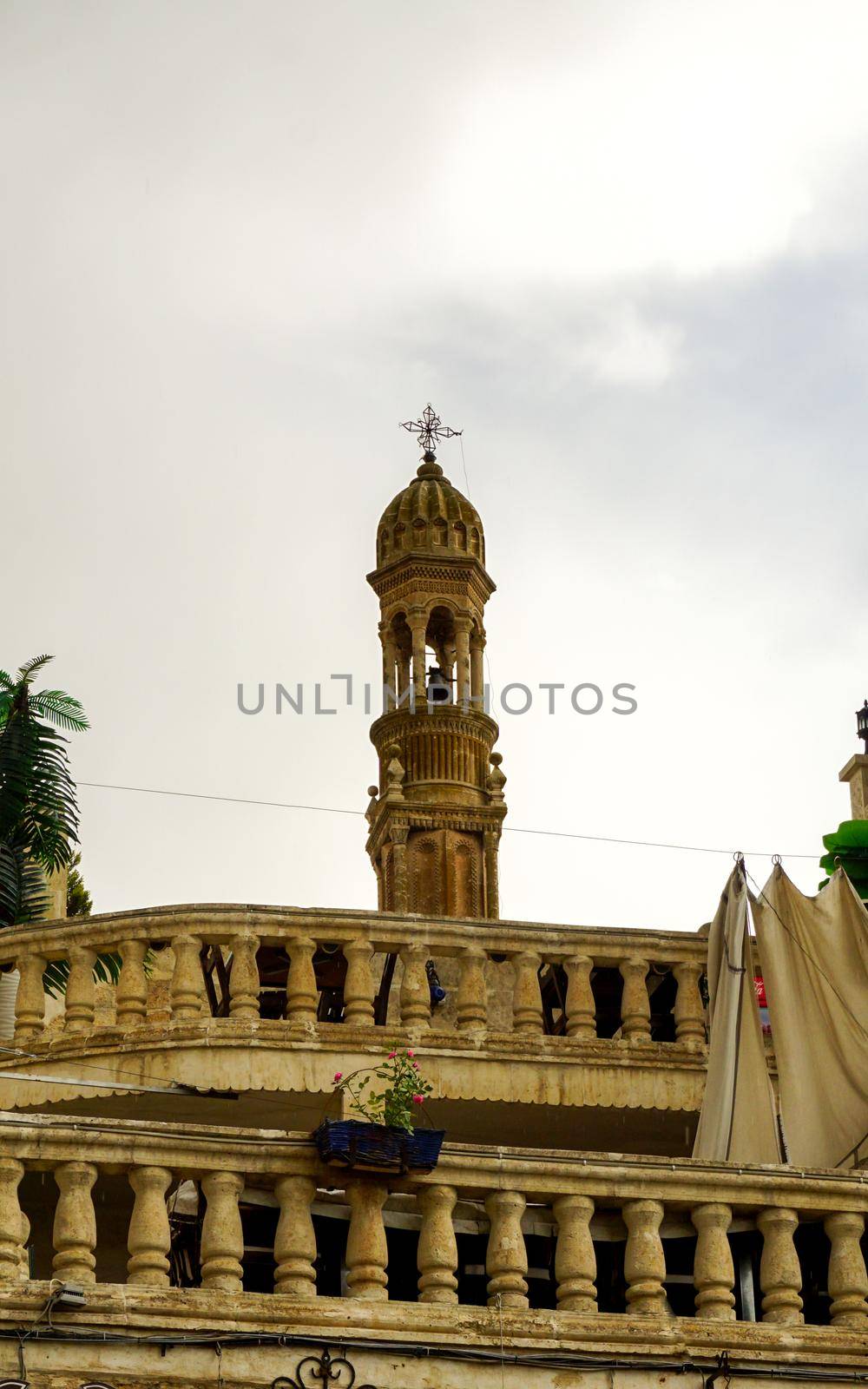 12 May 2022 Midyat Mardin Turkey. Cityscape and churches of Midyat Turkey