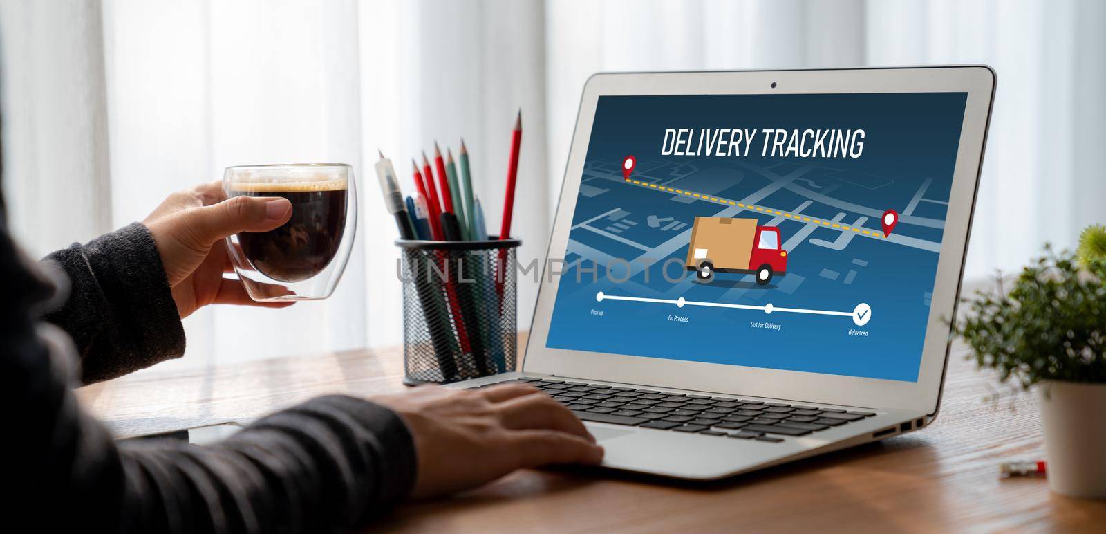 Delivery tracking system for e-commerce and modish online business by biancoblue