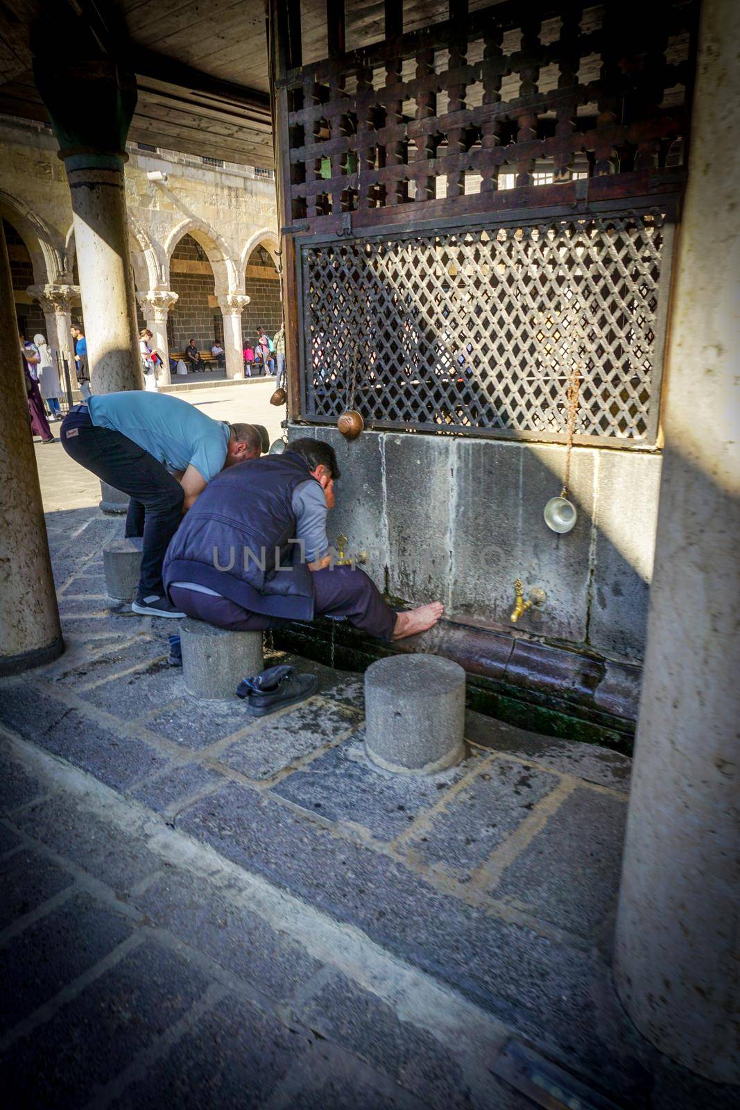 8 May 2022 Diyarbakir Turkey. Great mosque of diyarbakir known as ulu mosque