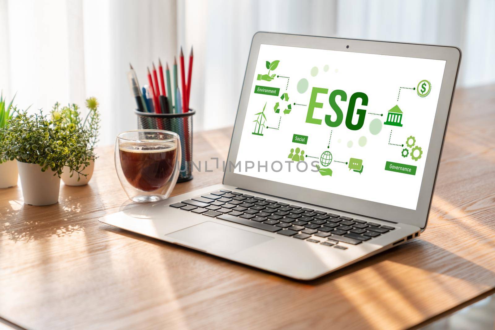 ESG environmental social governance policy for modish business by biancoblue